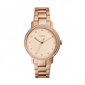 Bracelet de montre Fossil ES4288 Acier inoxydable Rosé 16mm
