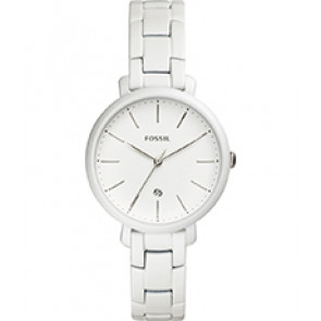 Bracelet de montre Fossil ES4397 Acier inoxydable Blanc 14mm