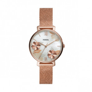 Bracelet de montre Fossil ES4534 Milanais Rosé 14mm