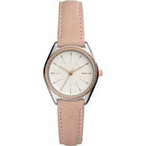 Bracelet de montre Fossil ES4574 Cuir Beige 14mm