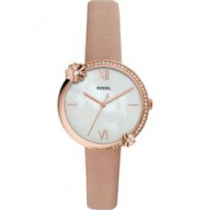 Bracelet de montre Fossil ES4600 Cuir Beige 14mm