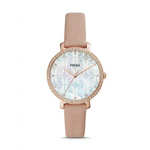 Bracelet de montre Fossil ES4603 Cuir Rose 14mm