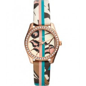 Bracelet de montre Fossil ES4609 Cuir Multicolore 16mm