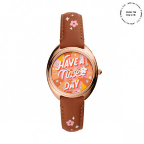 Bracelet de montre Fossil ES5101 Cuir Multicolore 16mm