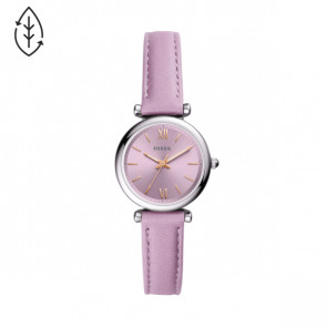 Bracelet de montre Fossil ES5102 Cuir Pourpre 10mm