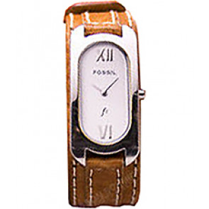 Bracelet de montre Fossil ES9626 Cuir Brun 10mm