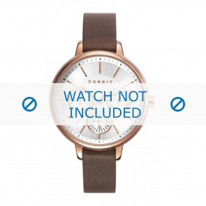 Esprit bracelet de montre ES108152-005 Cuir Brun foncé