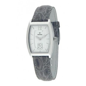 Bracelet de montre Festina F16025-1 Cuir Gris 16mm