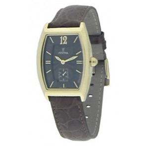 Bracelet de montre Festina F16026-4 Cuir Brun 18mm