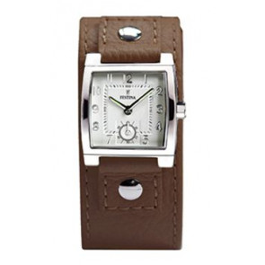 Bracelet de montre Festina F16068-A Cuir Brun 18mm