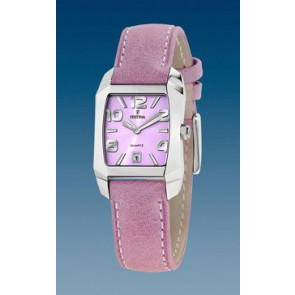 Bracelet de montre Festina F16137-E Cuir Pourpre 16mm
