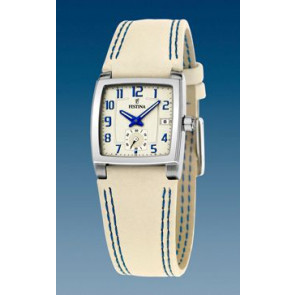 Bracelet de montre Festina F16181-E Cuir Beige