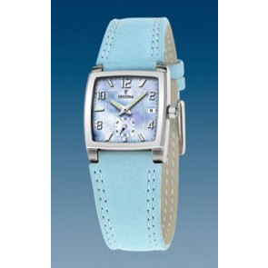 Bracelet de montre Festina F16181-F Cuir Bleu clair