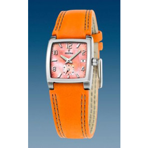 Bracelet de montre Festina F16181-H Cuir Orange