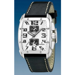 Bracelet de montre Festina F16259/1 Cuir Noir 26mm