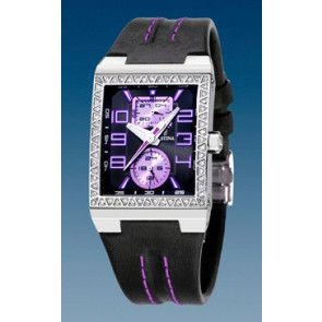 Bracelet de montre Festina F16295-3 / F16185 Cuir Noir 16mm