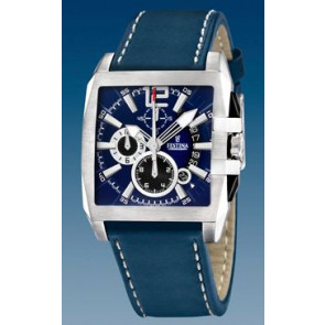 Bracelet de montre Festina F16393 / F16393-A Cuir Bleu 24mm
