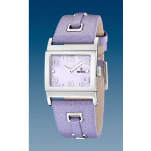 Bracelet de montre Festina F16475-8 Cuir Pourpre 24mm