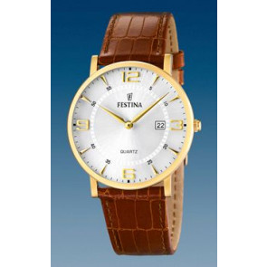 Bracelet de montre Festina F16478/3 Cuir Brun