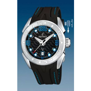 Bracelet de montre Festina F16505-4 Caoutchouc Noir