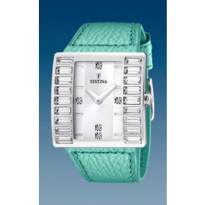 Bracelet de montre Festina F16538-3 Plastique Vert menthe 32mm