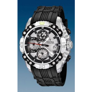 Bracelet de montre Festina F16543 / F16543-1 / F16543-2 / F16543-3 Caoutchouc Noir 26mm