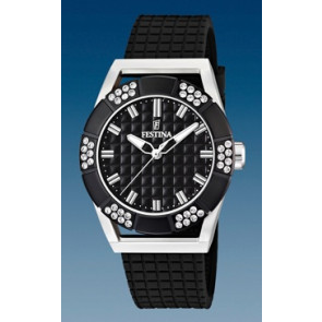 Festina bracelet de montre F16563-3 Caoutchouc Noir