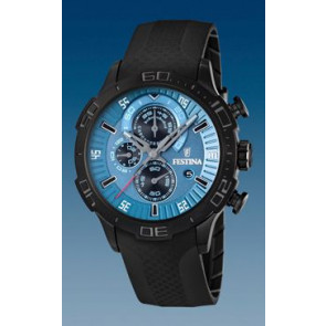 Bracelet de montre Festina F16567 Plastique Noir 22mm