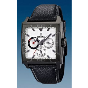 Bracelet de montre Festina F16569-1 Cuir/Plastique Noir