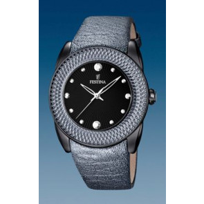 Bracelet de montre Festina F16591-D Cuir Gris 24mm