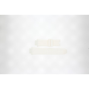 Bracelet de montre Festina F16559-1 / F16559-8 Silicone Blanc 15mm