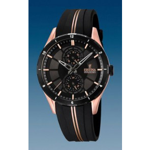Bracelet de montre Festina F16842.1 Caoutchouc Noir 21mm