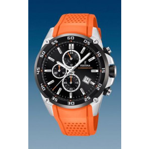 Bracelet de montre Festina F20330-4 Caoutchouc Orange 25mm