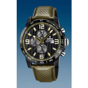 Bracelet de montre Festina F20339-2 Cuir Olive verte 23mm
