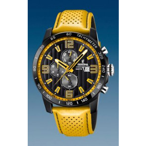 Bracelet de montre Festina F20339-3 Cuir Jaune 23mm