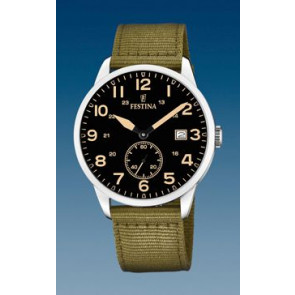 Bracelet de montre Festina F20347-4 Nylon Vert clair