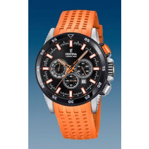 Bracelet de montre Festina F20353-6 / F20353-B Silicone Orange 22mm