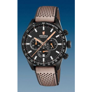 Bracelet de montre Festina F20359-1 Cuir Beige 21mm