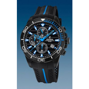 Bracelet de montre Festina F20366-2 Silicone Noir