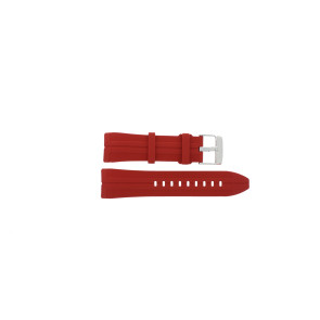 Bracelet de montre Festina F20376-6 Silicone Rouge