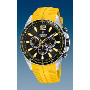 Bracelet de montre Festina F20376-4 Silicone Jaune