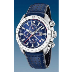 Bracelet de montre Festina F20440-2 Cuir Bleu