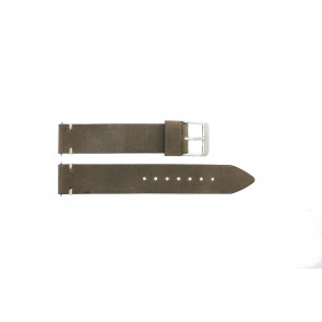 Bracelet de montre Universel F411 Cuir Brun 18mm