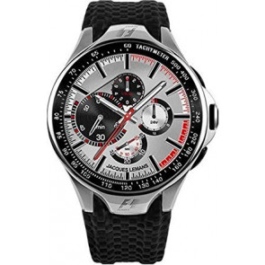 Bracelet de montre Jacques Lemans F5016 Carbone Noir 20mm