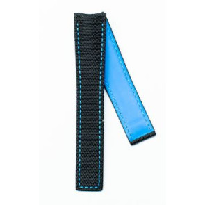 Bracelet de montre Tag Heuer FC6395 Nylon Noir 21.5mm