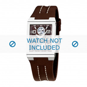 Bracelet de montre Festina F16224-D Cuir Brun foncé 14mm