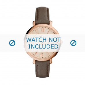 Bracelet de montre Fossil ES3707 Cuir Gris 14mm