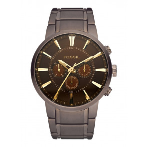Bracelet de montre Fossil FS4357 Acier Taupe 20mm