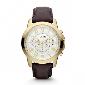 Bracelet de montre Fossil FS4767 Cuir Brun 22mm