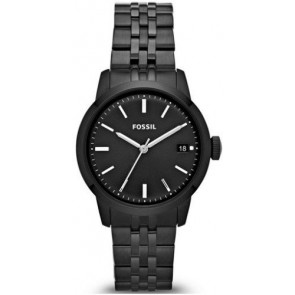 Bracelet de montre Fossil FS4820 Acier inoxydable Noir 18mm
